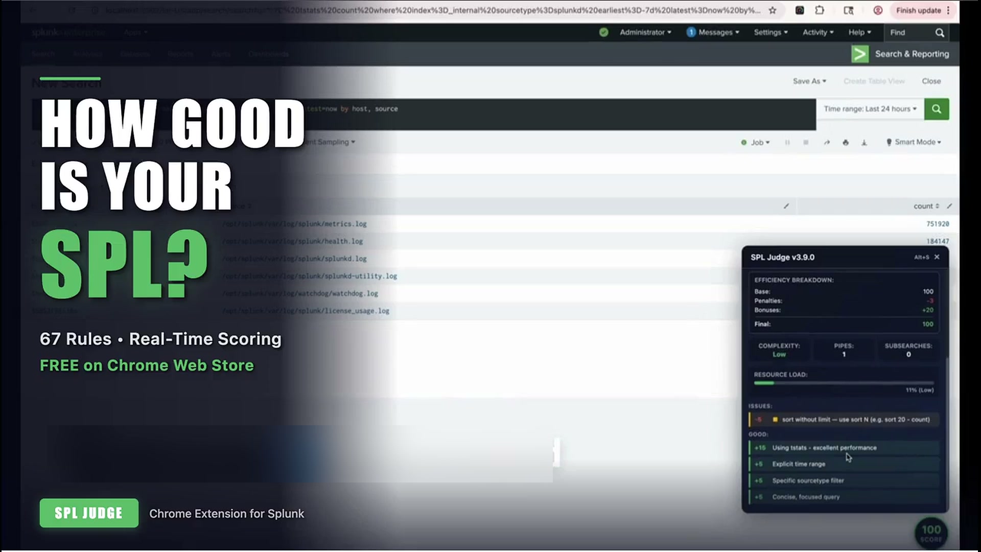 SPL Judge — live SPL scoring demo